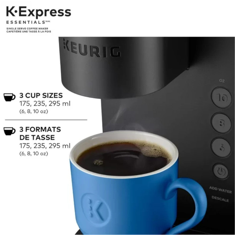 Cafetière à portion individuelle KEURIG 611247389089 K-Express Essentials - Reconditionnée avec garantie Home Essentials