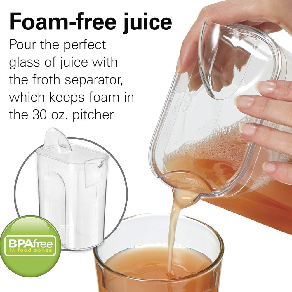 Presse-agrumes de fruits entiers HAMILTON BEACH, extracteur centrifuge - 67840