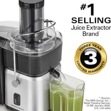 Load image into Gallery viewer, HAMILTON BEACH Whole Fruit Juicer Machine, Centrifugal Extractor - 67840

