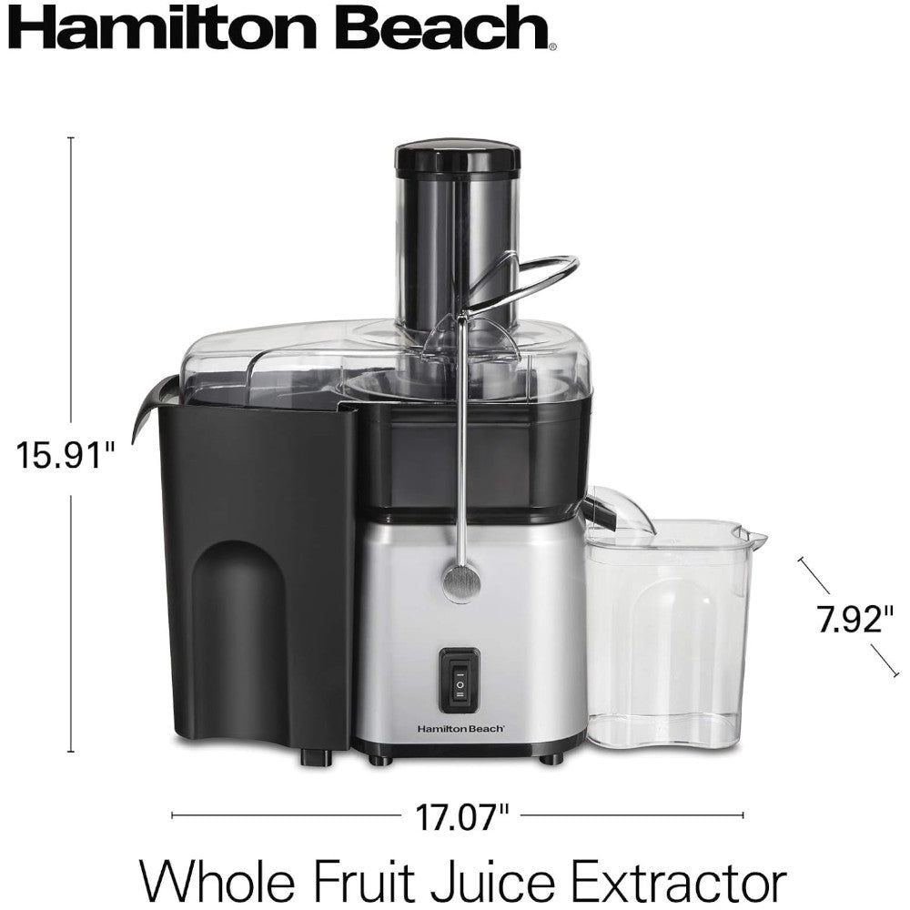 Presse-agrumes de fruits entiers HAMILTON BEACH, extracteur centrifuge - 67840