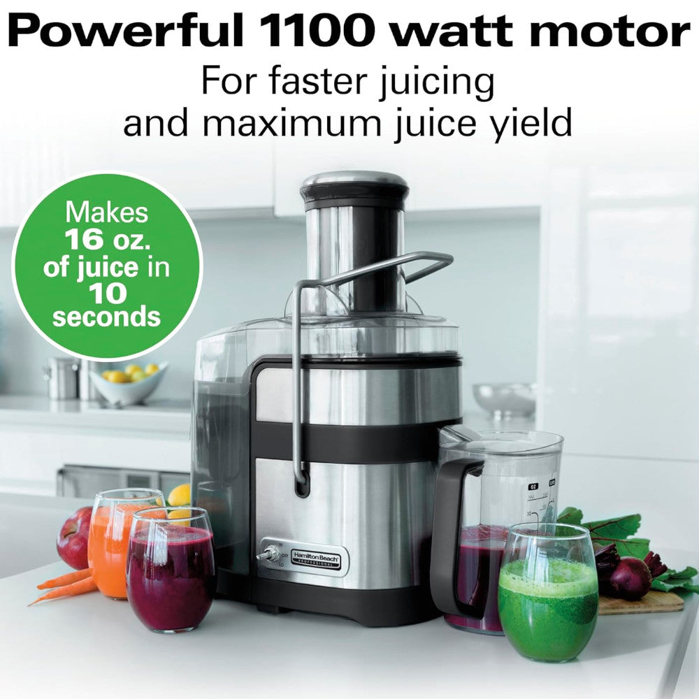 Extracteur de jus centrifuge HAMILTON BEACH PROFESSIONAL 67906 - Remis à neuf avec garantie Home Essentials