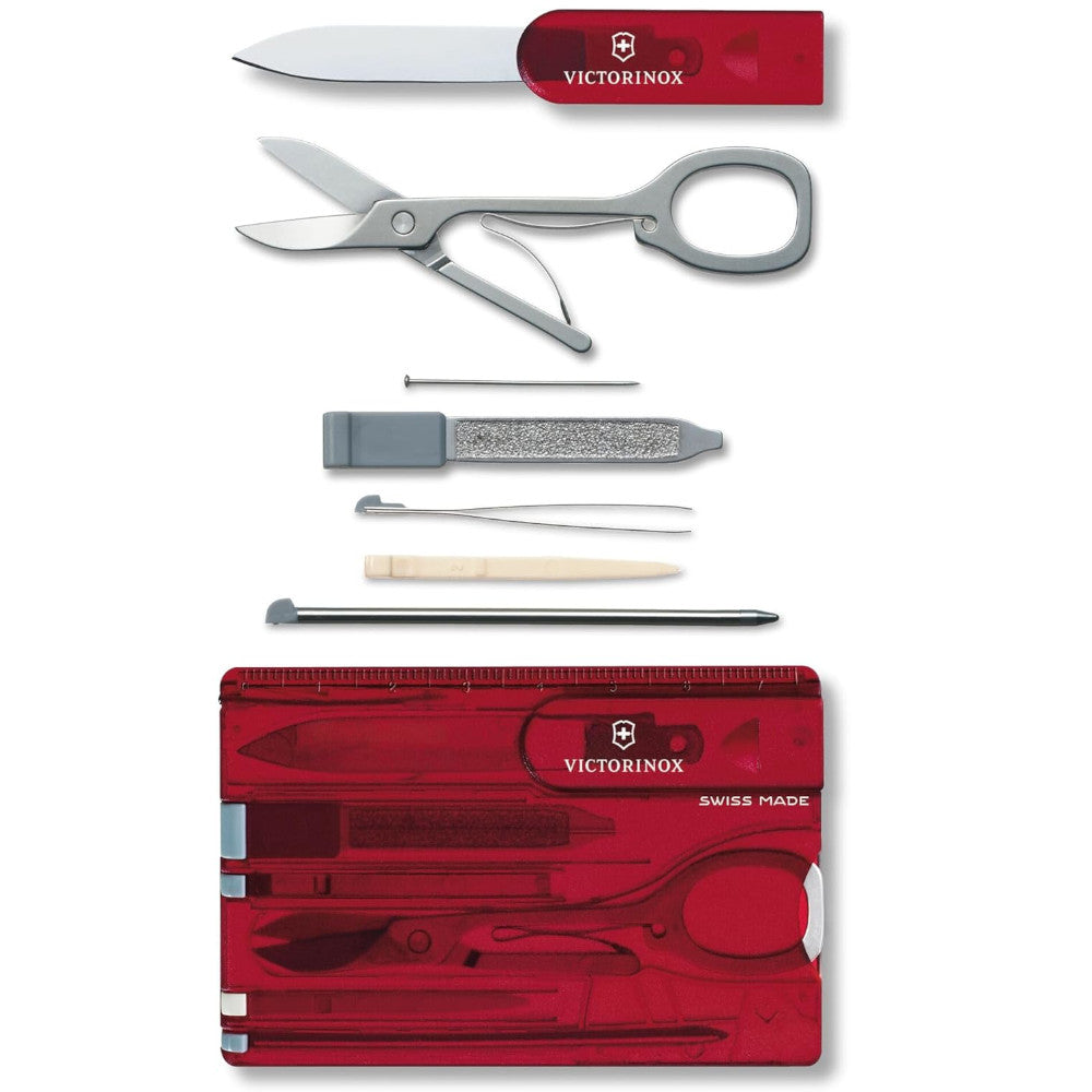 VICTORINOX 7100.T-X4 Swiss Army SwissCard Ruby