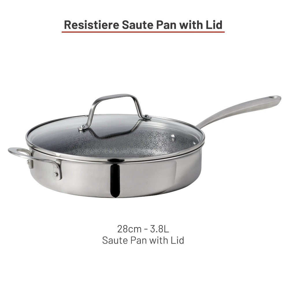 LAGOSTINA 7115006034 Resistere Stainless Steel Saute Pan 3.8L