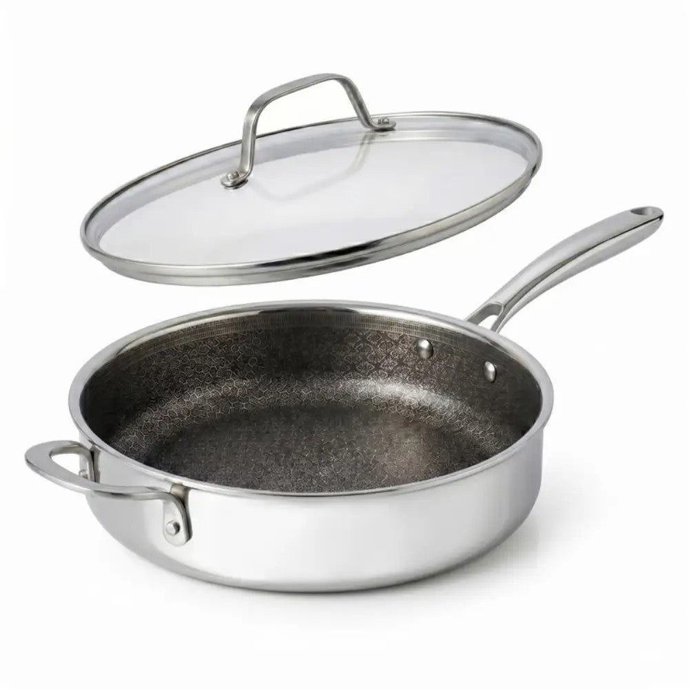 LAGOSTINA 7115006034 Resistere Stainless Steel Saute Pan 3.8L