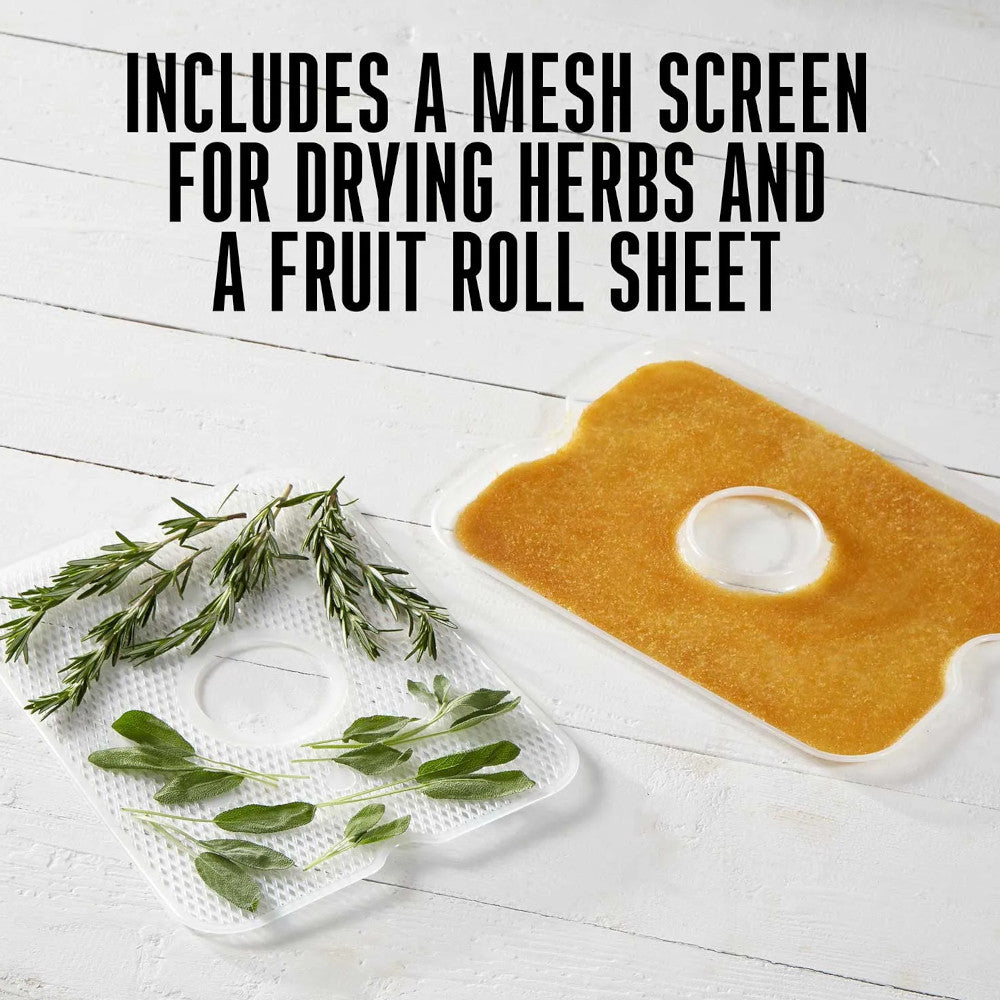 WESTON 75-0401-W 6 Tray Digital Food Dehydrator  - Factory serviced with Home Essentials warranty