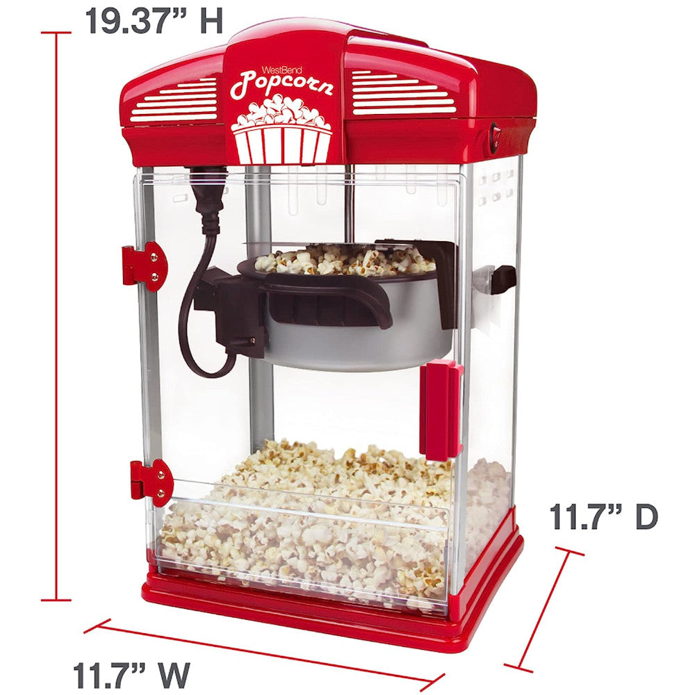 WESTBEND 82515 Machine à pop-corn de style théâtre à l'huile chaude - Emballage imparfait avec garantie complète