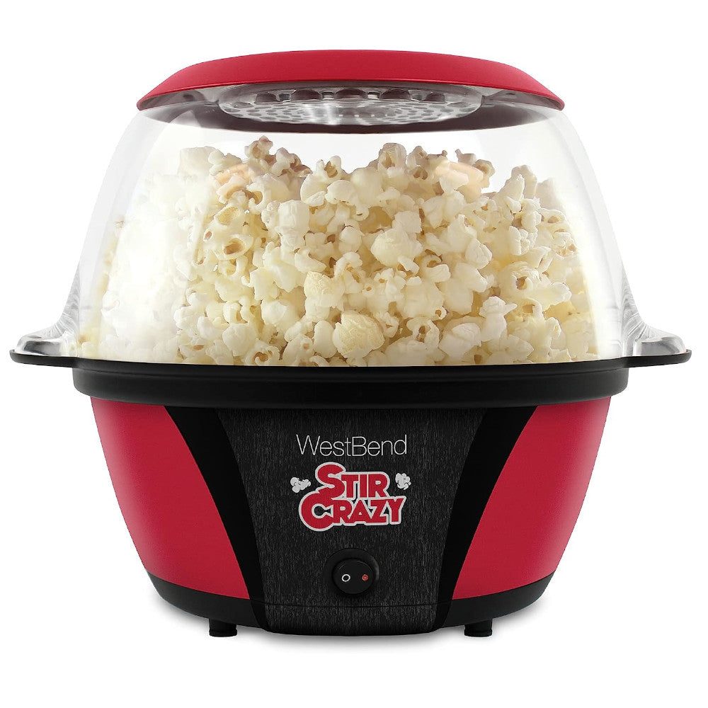 STIRCRAZY 82707 Stir Crazy Electric Hot Oil Popcorn Popper - Emballage imparfait avec garantie Home Essentials
