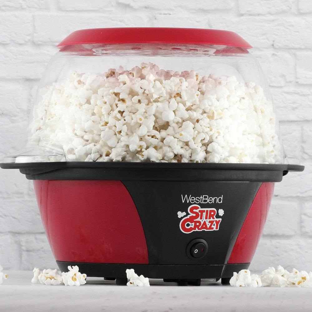 STIRCRAZY 82707 Stir Crazy Electric Hot Oil Popcorn Popper - Emballage imparfait avec garantie Home Essentials