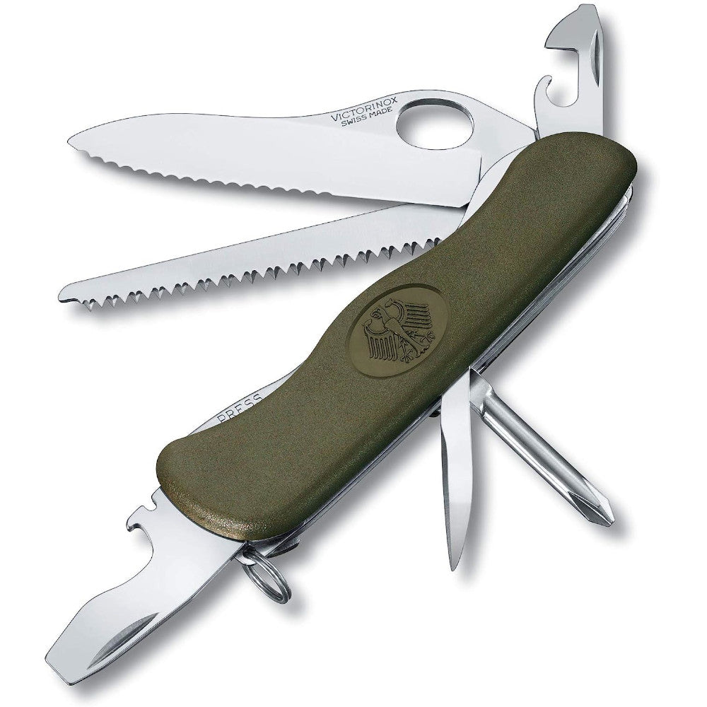 Couteau de poche multi-outils Trekker à une main de l'armée suisse VICTORINOX - 8461.MW4DE-X1