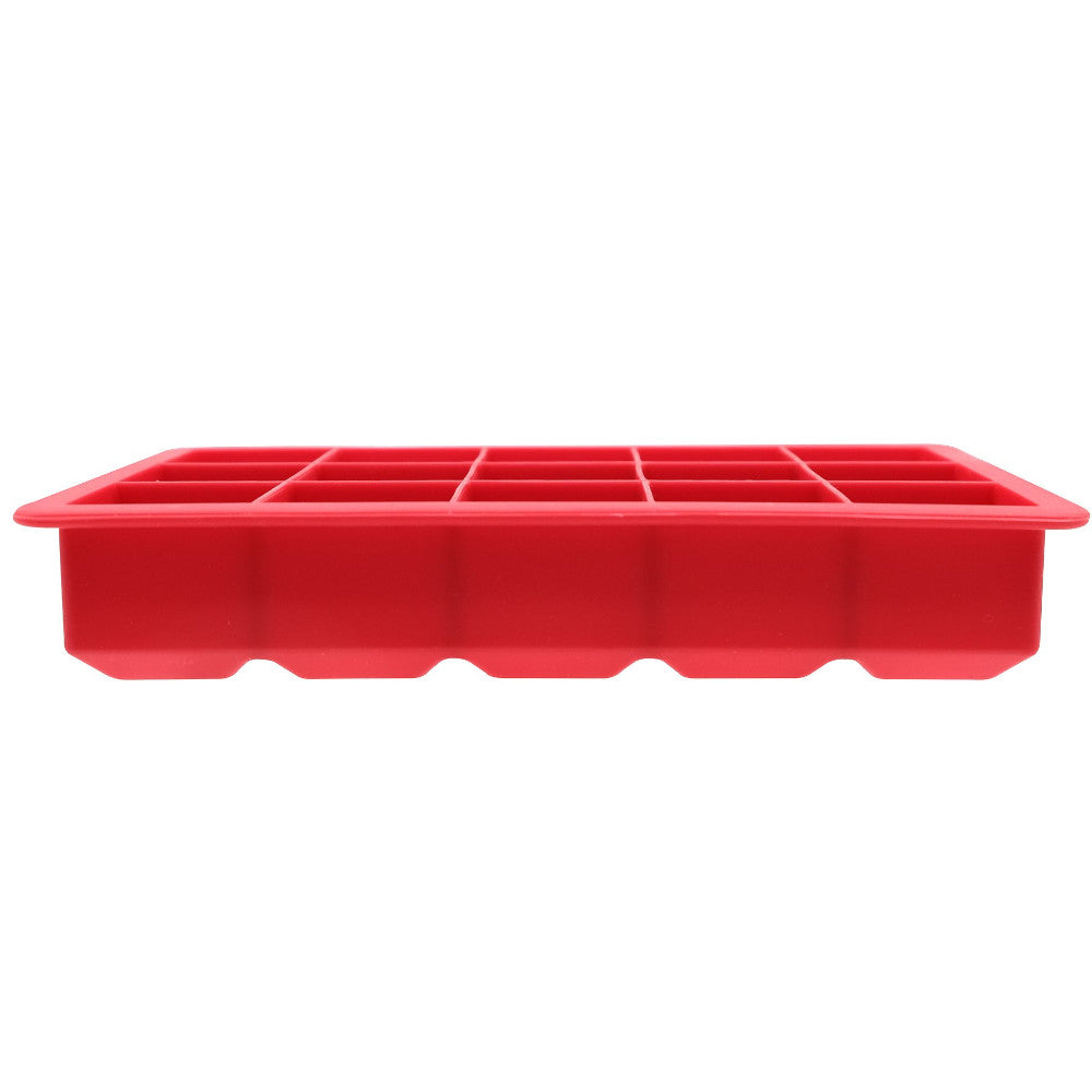 Bac à glaçons en silicone STARFRIT 092833 - 15 cubes Rouge