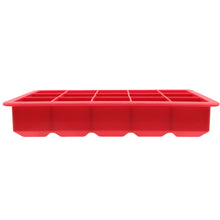 Load image into Gallery viewer, STARFRIT 092833 Silicone Ice Cube Tray - 15 cubes Red
