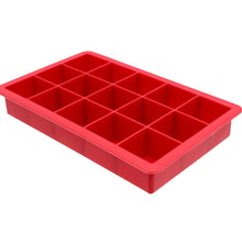 Load image into Gallery viewer, STARFRIT 092833 Silicone Ice Cube Tray - 15 cubes Red
