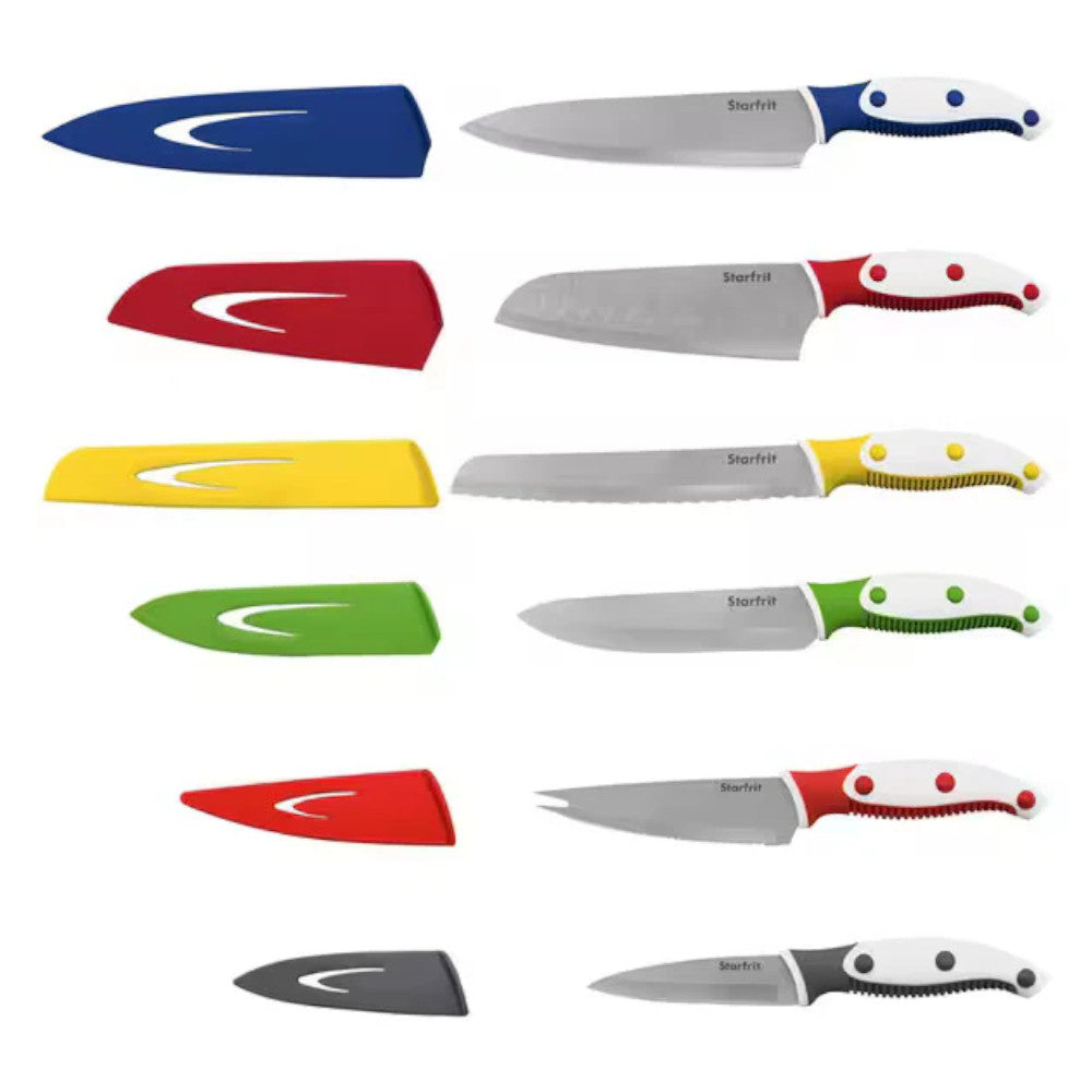 STARFRIT 98608 Ensemble de 12 couteaux de cuisine avec étui