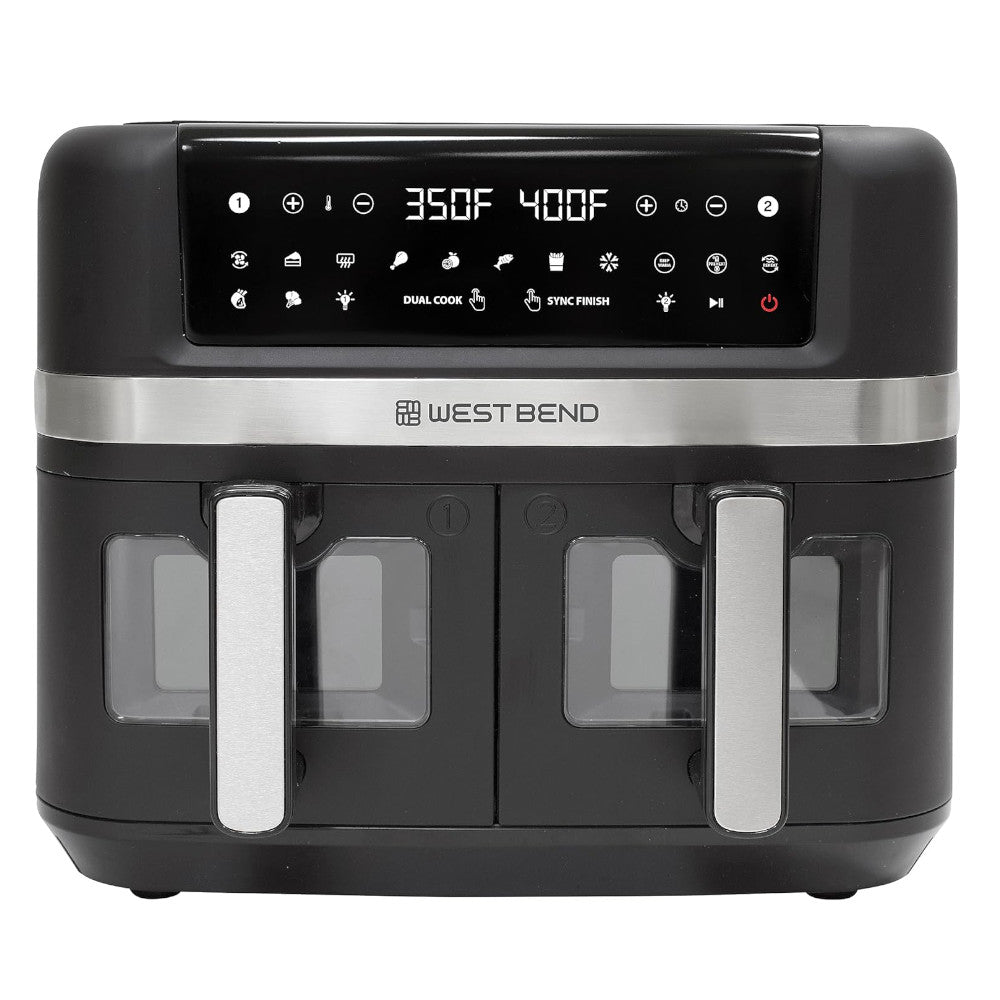 WEST BEND AFWB10BK13 Dual Basket 10QT Digital Air Fryer
