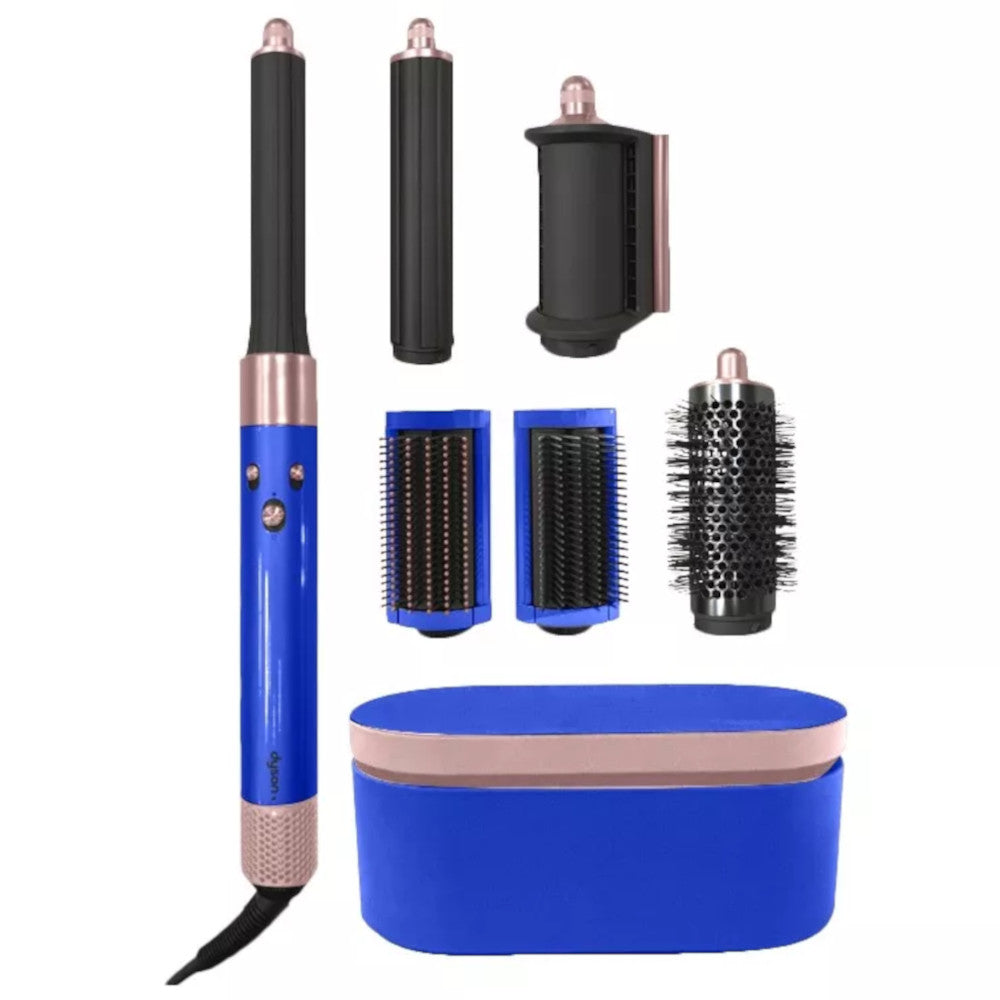 DYSON OFFICIAL OUTLET HS05 Airwrap Complete Long Barrel Bleu/Blush - Dyson reconditionné (Excellent) avec 1 an de garantie