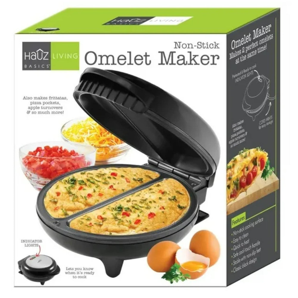 HAUZ AOM8021 Machine à omelettes et frittata antiadhésive