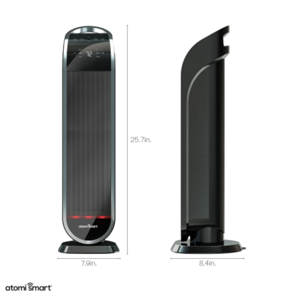 ATOMI AT1513 Smart WiFi Ceramic Tower Heater -Blemished package