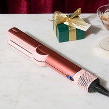Load image into Gallery viewer, DYSON OFFICIAL OUTLET- Airstrait Straightener-Strawberry Bronze+Blush Pink- Refurbished (EXCELLENT) with 1 year Dyson Warranty
