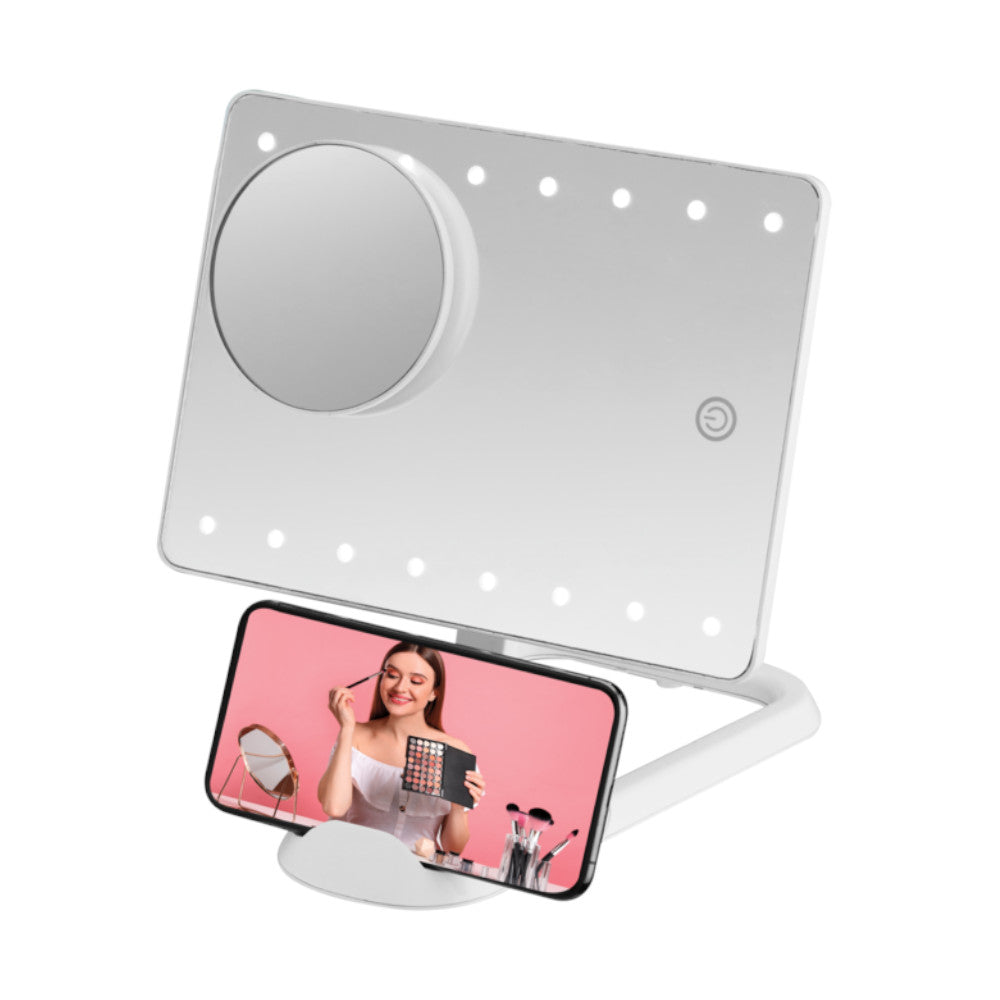CONAIR BE05TSMC LED Hollywood Lighted Social Media Mirror