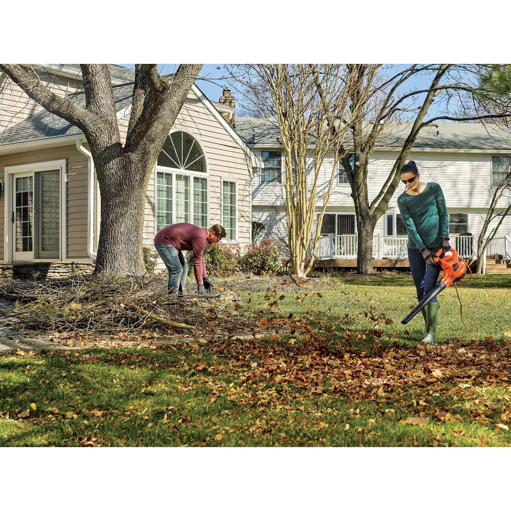 BLACK+DECKER BEBL7000 3 in 1 Corded Electric Leaf Blower, Leaf Vacuum & Mulcher