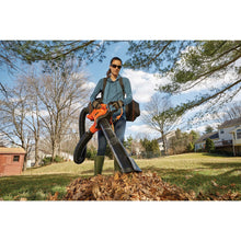 Load image into Gallery viewer, BLACK+DECKER BEBL7000 3 in 1 Corded Electric Leaf Blower, Leaf Vacuum &amp; Mulcher
