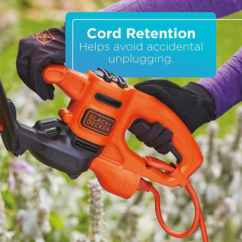 BLACK+DECKER Electric Hedge Trimmer, 17-Inch - BEHT150