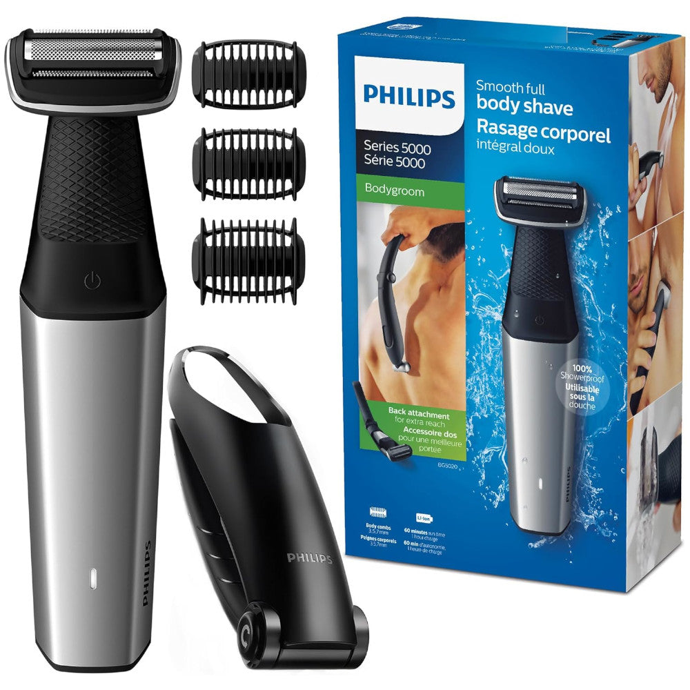 PHILIPS BG5020/15 Bodygroom Series 5000 Tondeuse à l'aine et au corps résistante à la douche