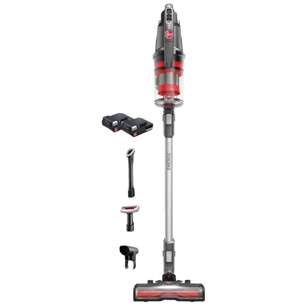 HOOVER BH53641VDE ONEPWR® Emerge+ Kit aspirateur balai sans fil avec 2 batteries Entretenu en usine avec garantie Home Essentials