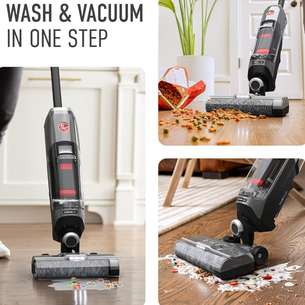 HOOVER ONEPWR BH55400V Streamline Nettoyeur de sols durs sans fil - Entretenu en usine avec la garantie Home Essentials
