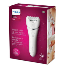 Load image into Gallery viewer, PHILIPS BRE700/04 Rechargeable Epilator Series 8000 for Women, with 3 Accessories
