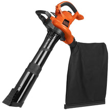 Charger l&#39;image dans la galerie, Souffleur de feuilles électrique 3 en 1 BLACK+DECKER BV6600 - Remis à neuf avec garantie complète du fabricant

