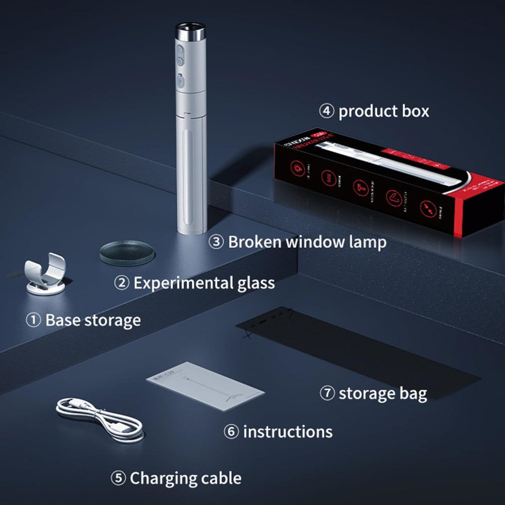DGO C10 Camping Lantern Rechargeable Window Breaker Light