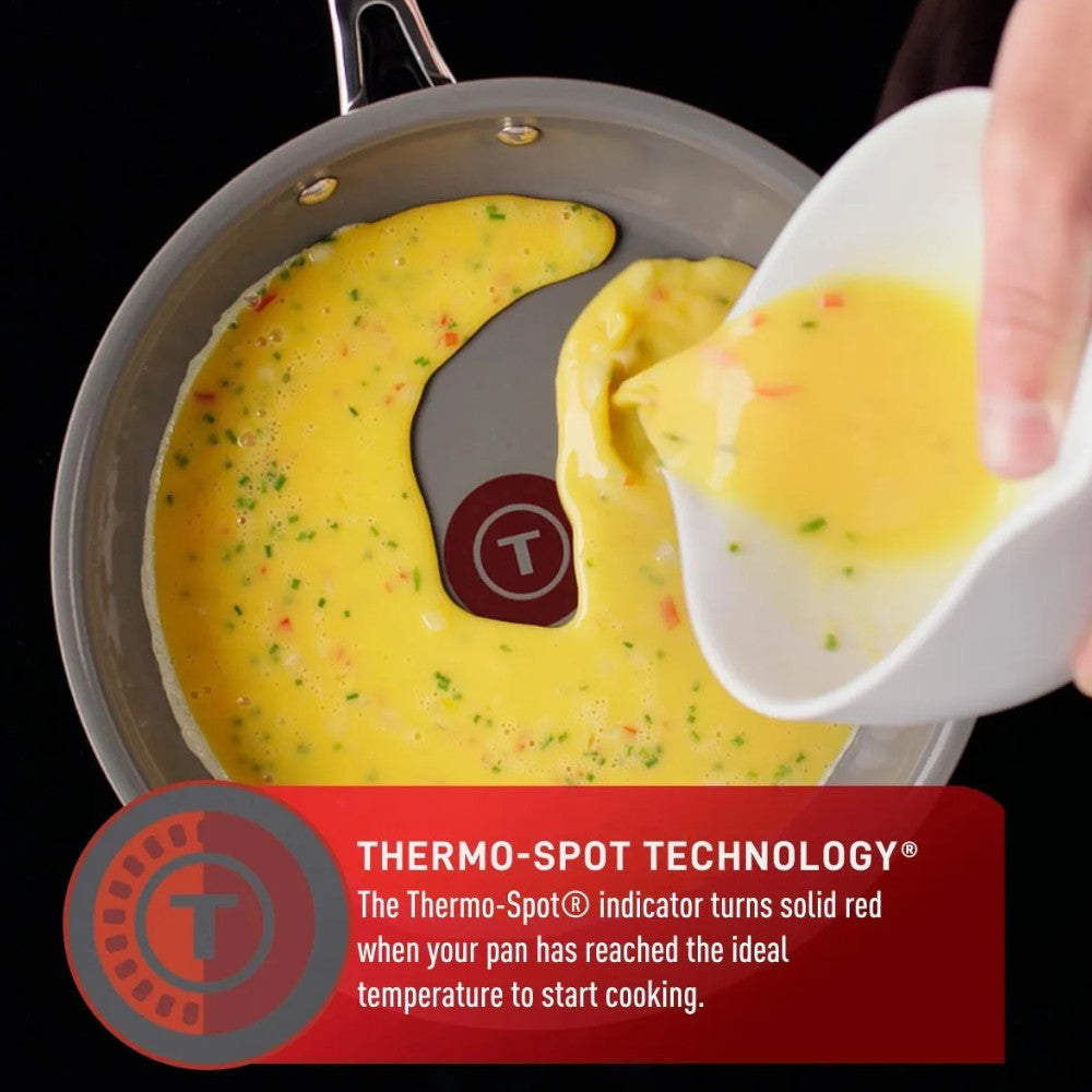 Batterie de cuisine antiadhésive en céramique Excellence C472SA74 de T-FAL, 10 pièces - Emballage défectueux avec garantie complète