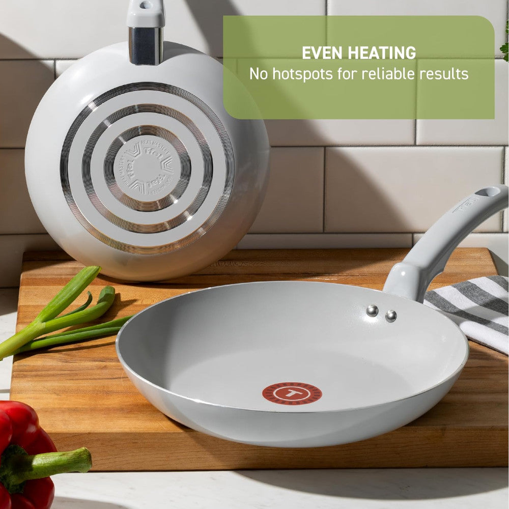T-FAL C4870764 Refresh Ceramic Non Stick Fry Pan 12 Inch