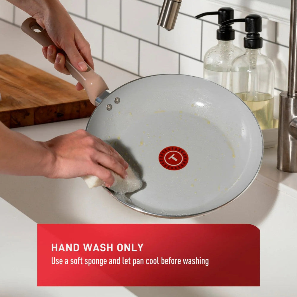 T-FAL C487SK64 Ceramic Refresh 20PC Cookware Set