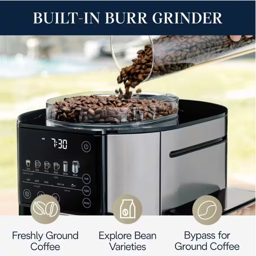 DELONGHI CAM51035M TrueBrew Drip Coffee Maker - Factory serviced with Home Essentials warranty