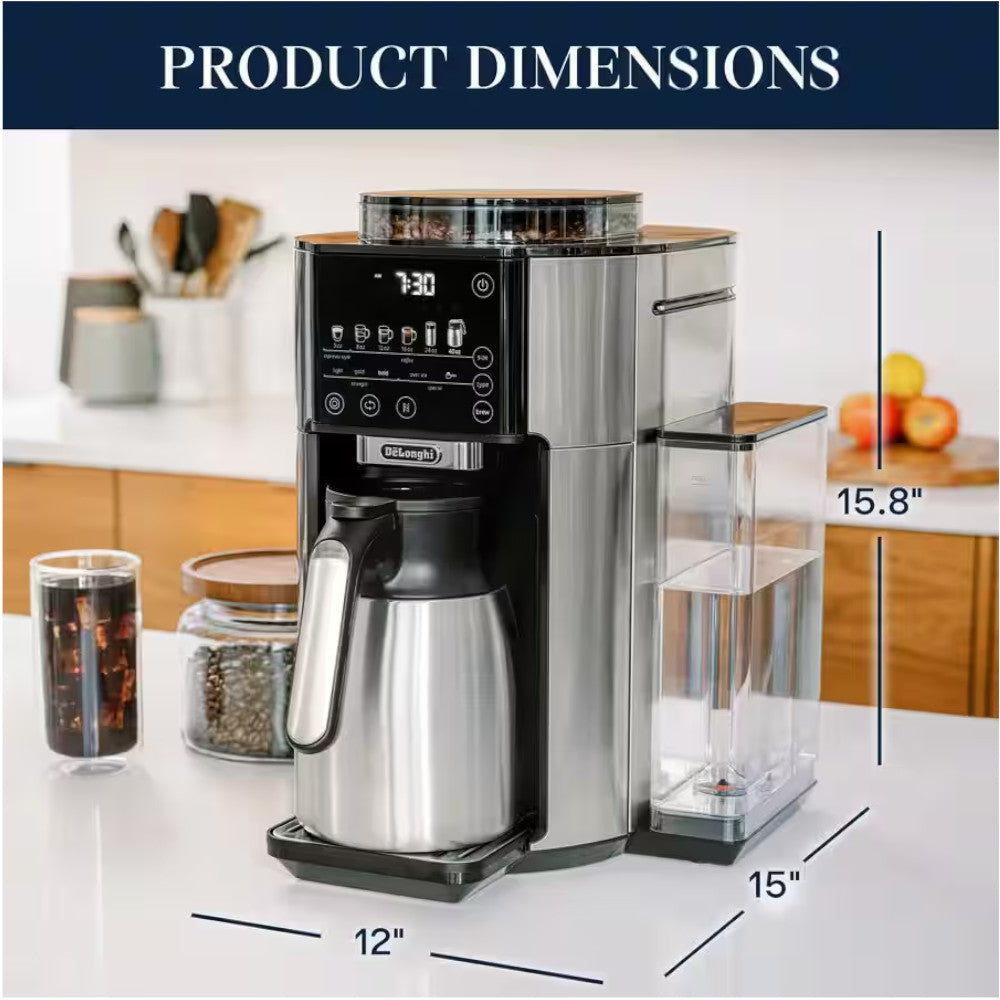 DELONGHI CAM51035M TrueBrew Drip Coffee Maker - Factory serviced with Home Essentials warranty