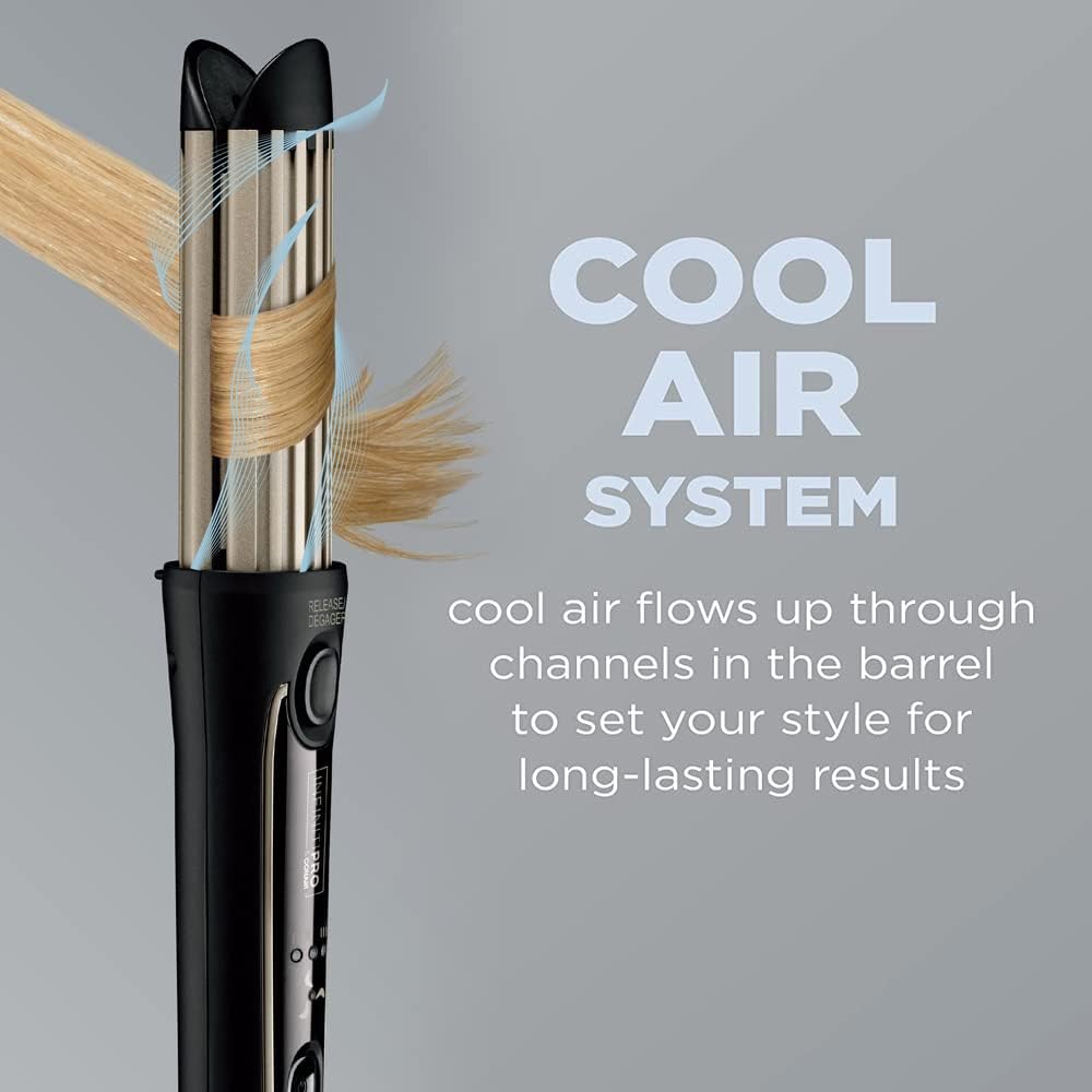 InfinitiPRO Conair CD2112C Cool Air Styler pour vagues en cascade en noir