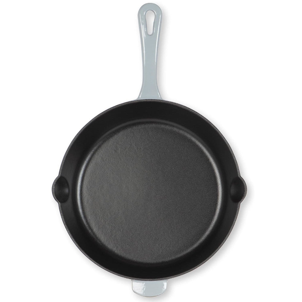 CUISINART CI22-24MGYC Poêle à frire ronde en fonte de 25 cm, gris brumeux