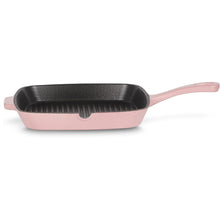 Load image into Gallery viewer, CUISINART CI30-23HRPKC Cast Iron Square Grill Pan in Rosy Pink
