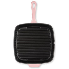 Load image into Gallery viewer, CUISINART CI30-23HRPKC Cast Iron Square Grill Pan in Rosy Pink
