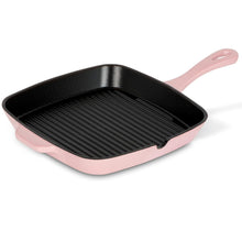 Load image into Gallery viewer, CUISINART CI30-23HRPKC Cast Iron Square Grill Pan in Rosy Pink
