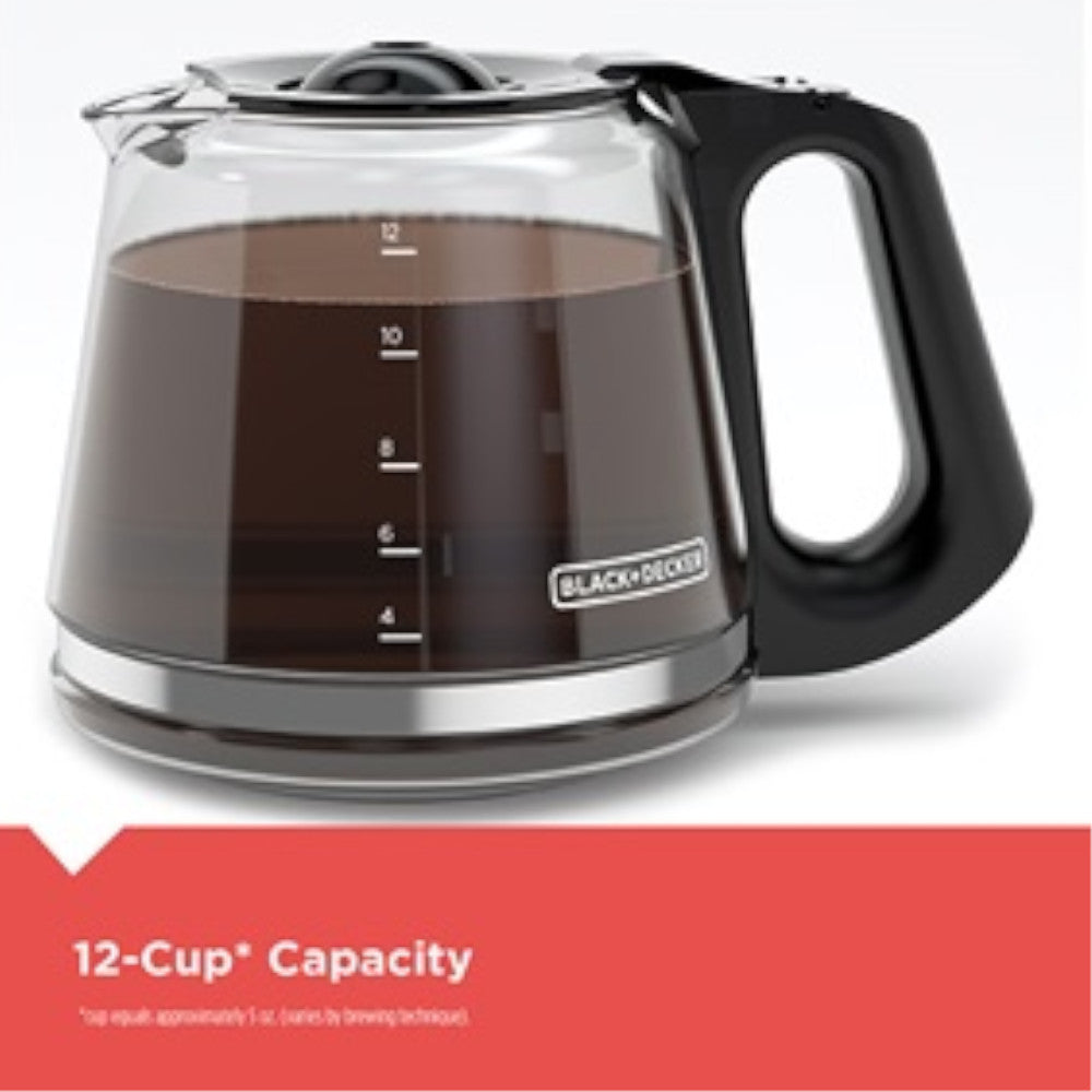 Cafetière numérique programmable BLACK+DECKER - Certifiée en usine avec garantie complète - CM1110BC