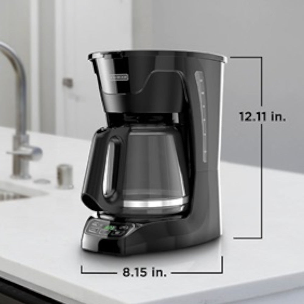 Cafetière numérique programmable BLACK+DECKER - Certifiée en usine avec garantie complète - CM1110BC