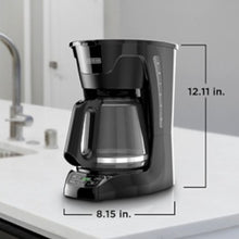 Charger l&#39;image dans la galerie, Cafetière numérique programmable BLACK+DECKER - Certifiée en usine avec garantie complète - CM1110BC
