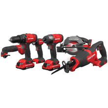 Load image into Gallery viewer, CRAFTSMAN CMCK600D2 V20* Cordless 6 Tool Combo Kit (2 Batteries) - Refurbished with Craftsman Warranty
