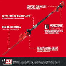 Load image into Gallery viewer, CRAFTSMAN CMCPHT818D1 20V MAX* Pole Cordless Hedge Trimmer, 18-Inch - Refurbished with Full Manufacturer Warranty

