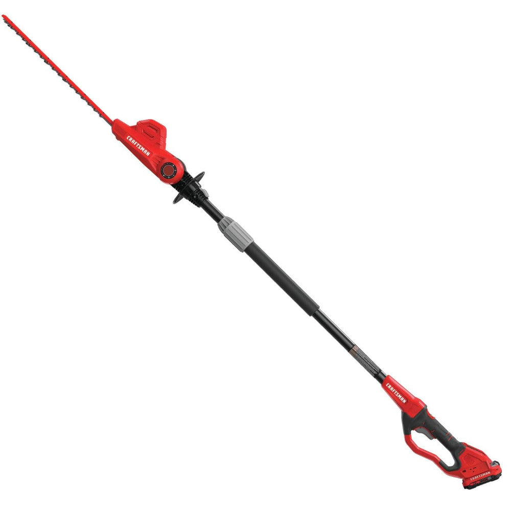 CRAFTSMAN CMCPHT818D1 20V MAX* Pole Cordless Hedge Trimmer, 18-Inch - Refurbished with Full Manufacturer Warranty