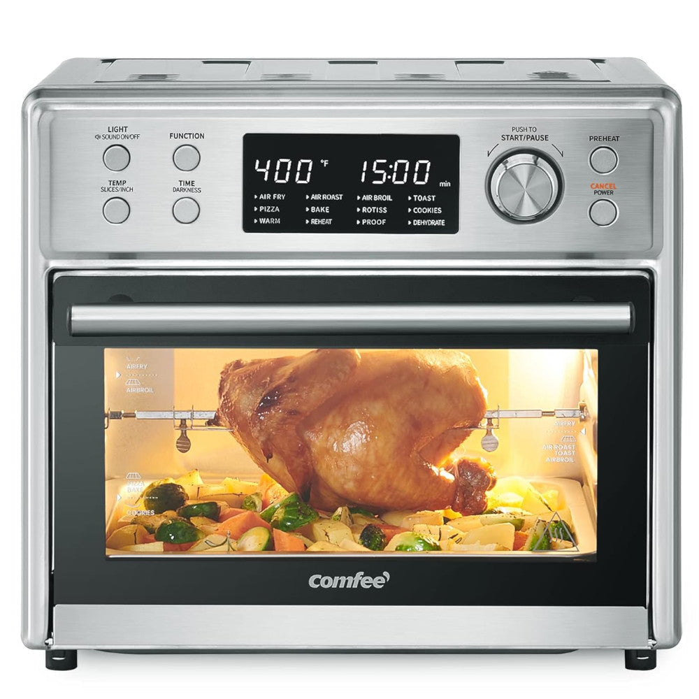 COMFEE CO-F25A1 12-in-1 Air Fryer Oven with Rotisserie - Blemished package with full warranty