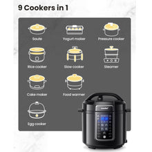 Load image into Gallery viewer, COMFEE CPC60D7ABB 9 in 1 Multi Pressure Cooker - Blemished package with full warranty
